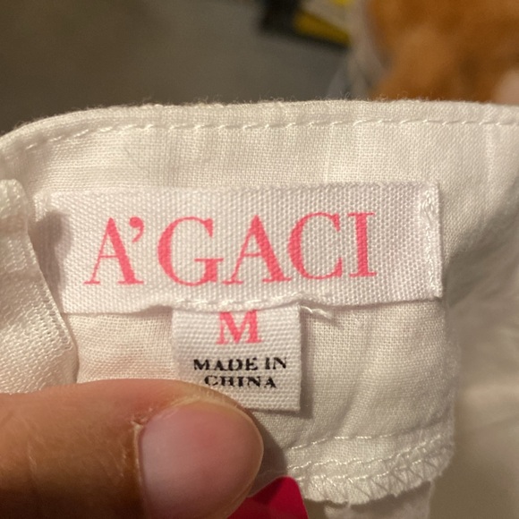 A’gaci White Eyelet Cami & Skirt Set - Picture 9 of 10